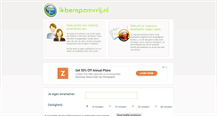 Desktop Screenshot of ikbenspamvrij.nl